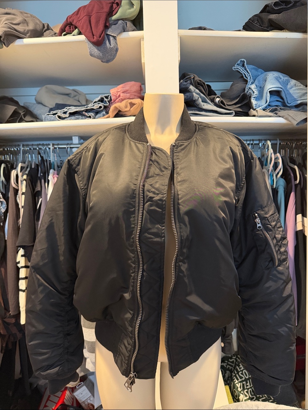 H2O Fagerholt Women's Black Bomber Jacket